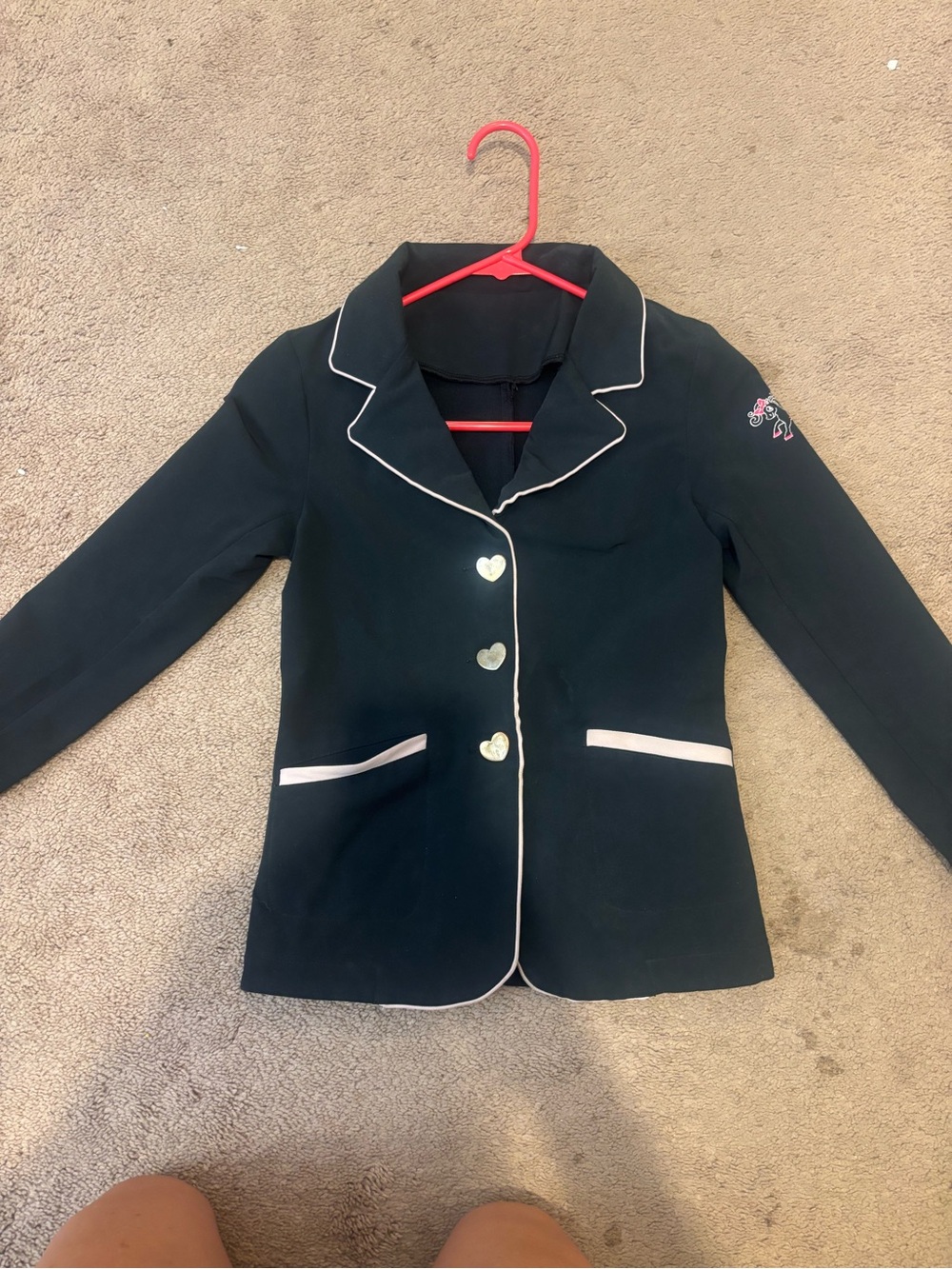 Belle and Bow Sweatheart kids show jacket